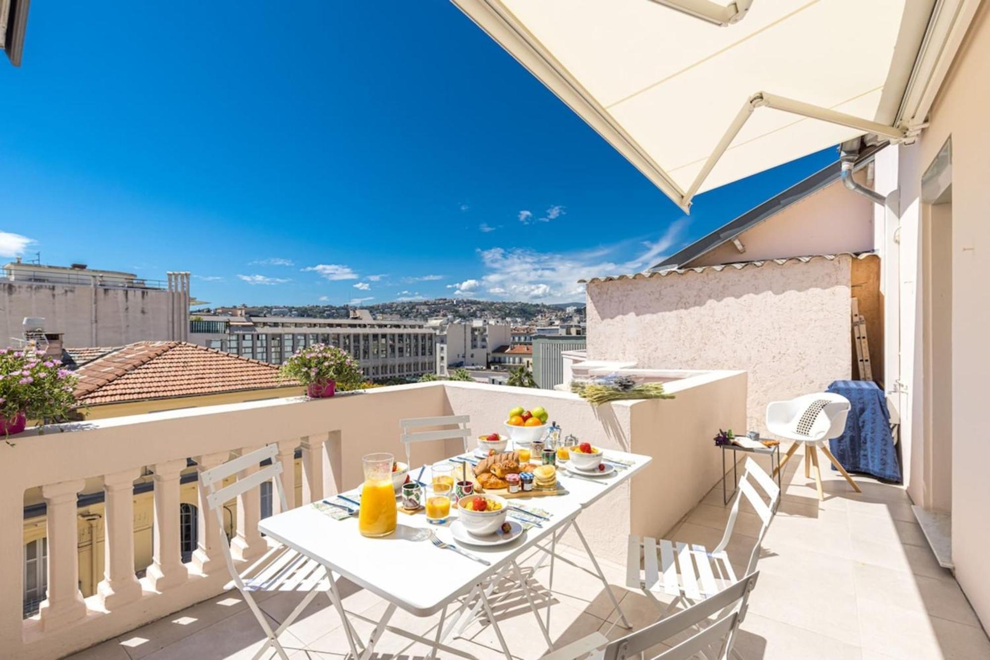 Spitalieri- Sunny Terrace With View -New Apartment Nicea Zewnętrze zdjęcie